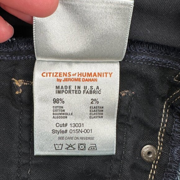 Citizens of Humanity Maternity Belly Panel Bootcut Stretch Denim 28 Pull On Jean - Picture 5 of 7